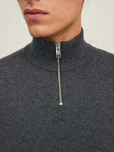 Ladda upp bild till gallerivisning, JJEEMIL Pullover - Dark Grey Melange
