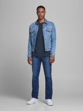 Ladda upp bild till gallerivisning, JJEORGANIC T-Shirt - Navy Blazer