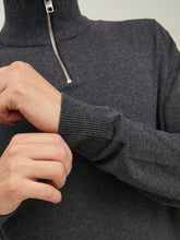 Ladda upp bild till gallerivisning, JJEEMIL Pullover - Dark Grey Melange

