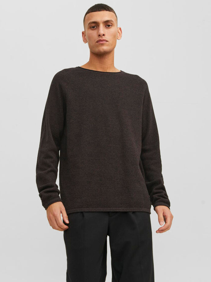JJEHILL Pullover - Seal Brown
