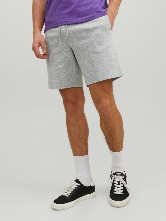 JPSTNEWBASIC Shorts - Light Grey Melange