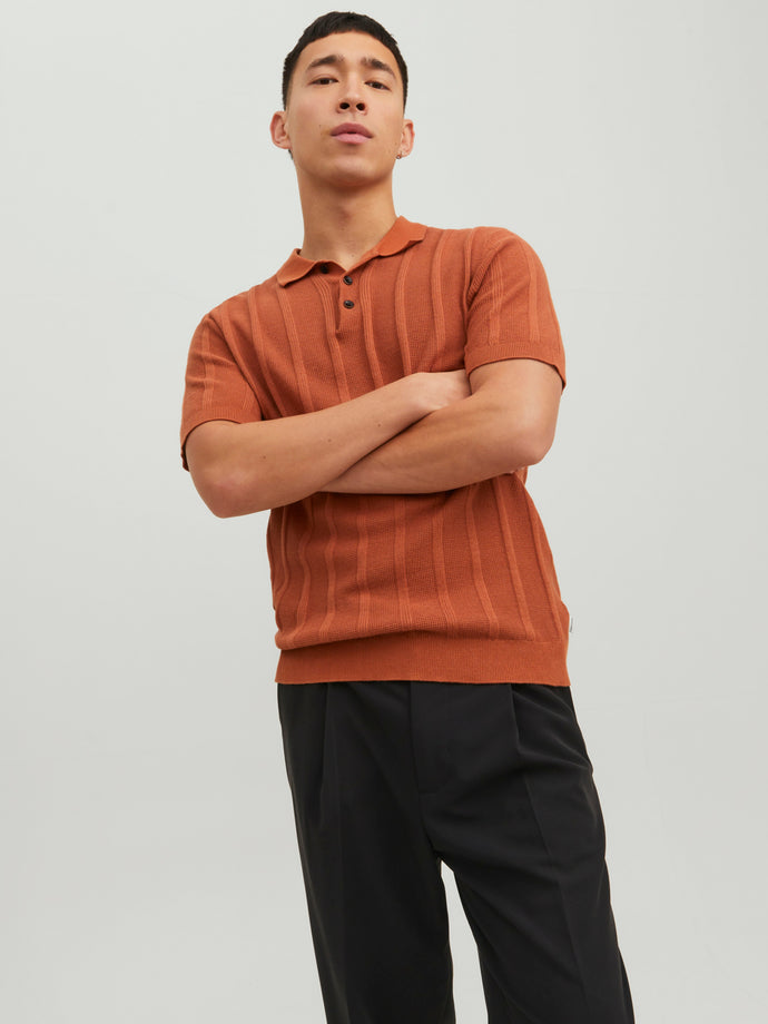 JPRBLUDEAN Pullover - Amber Brown